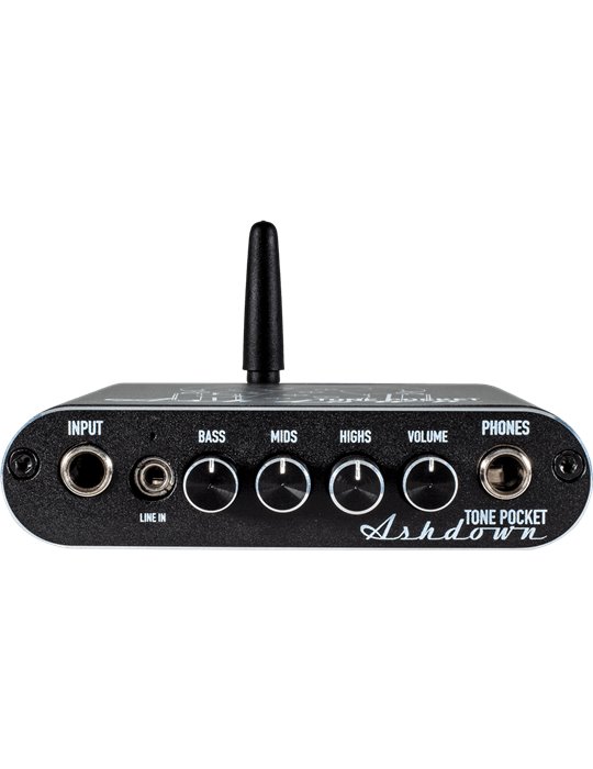 PREAMPLIFICADOR DE AURICULARES / INTERFAZ DE AUDIO CON BLUETHOOTH ASHDOWN TONE POCKET - NEGRO