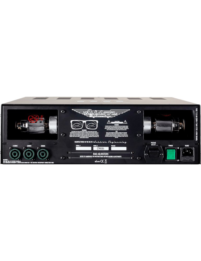 AMPLIFICADOR BAJO CABEZAL DE VÁLVULA ASHDOWN CTM - 200w (made in UK)