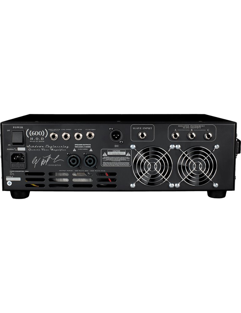 AMPLIFICADOR BAJO CABEZAL ASHDOWN "HEAD OF DOOM" GEEZER BUTLER - 600w (made in UK)