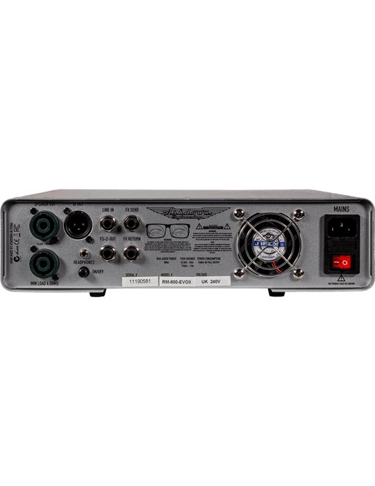 AMPLIFICADOR BAJO CABEZAL DE TRANSISTOR ASHDOWN RM EVO II - 800w