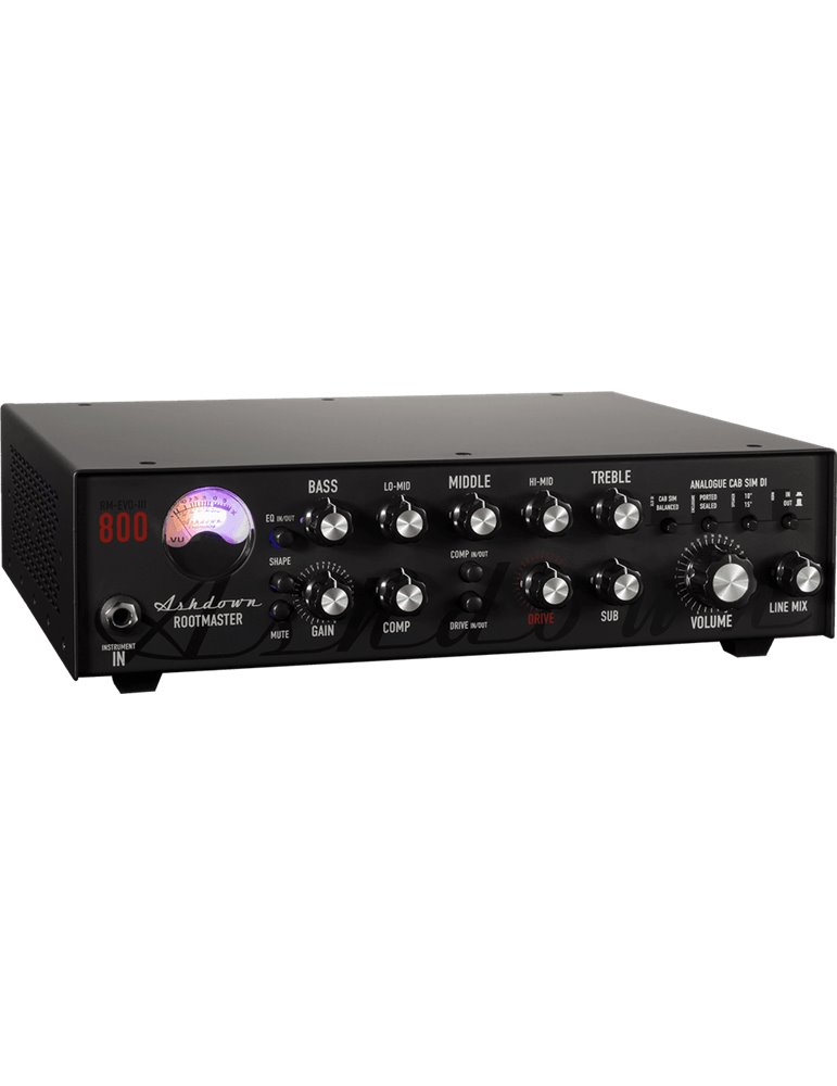 AMPLIFICADOR BAJO CABEZAL DE TRANSISTOR ASHDOWN RM EVO III - 800w
