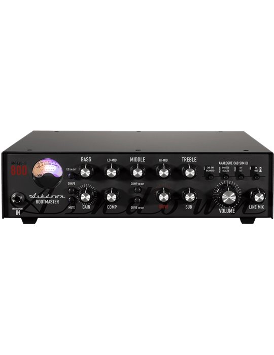 AMPLIFICADOR BAJO CABEZAL DE TRANSISTOR ASHDOWN RM EVO III - 800w