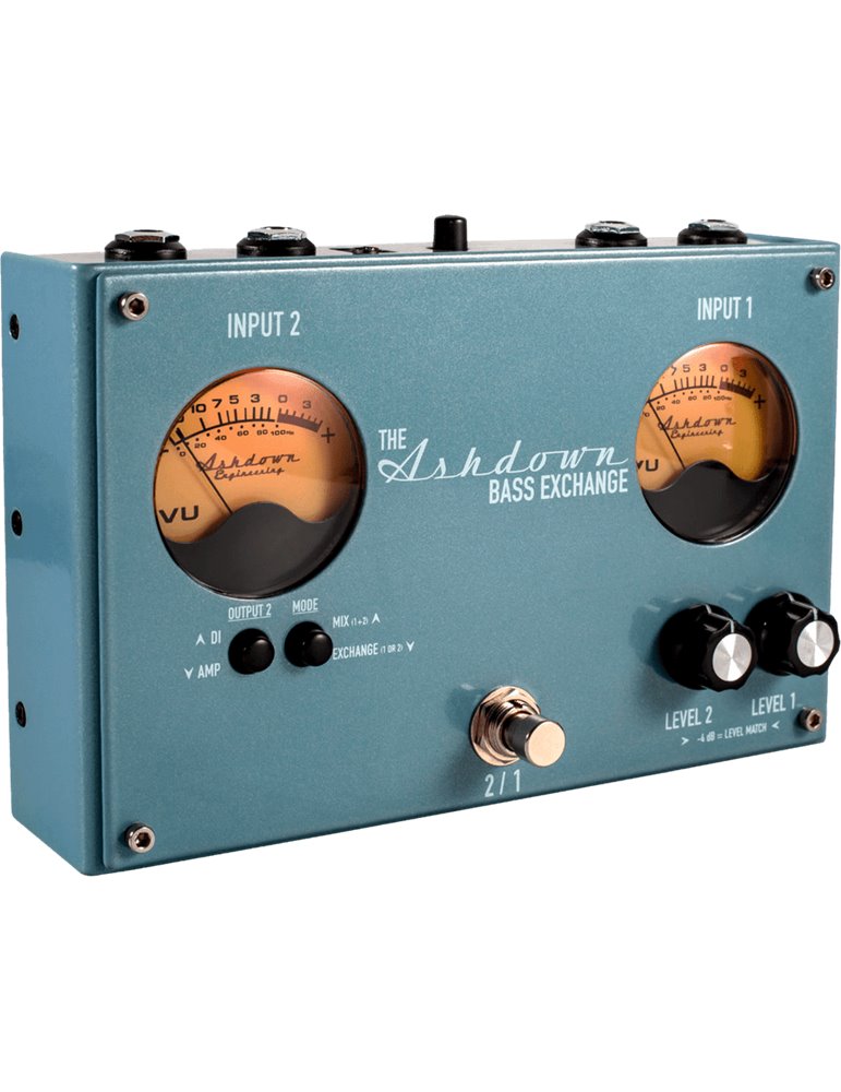 PEDAL CONMUTADOR 2x INPUTS/ 2x OUTPUTS ASHDOWN "BASS EXCHANGE"
