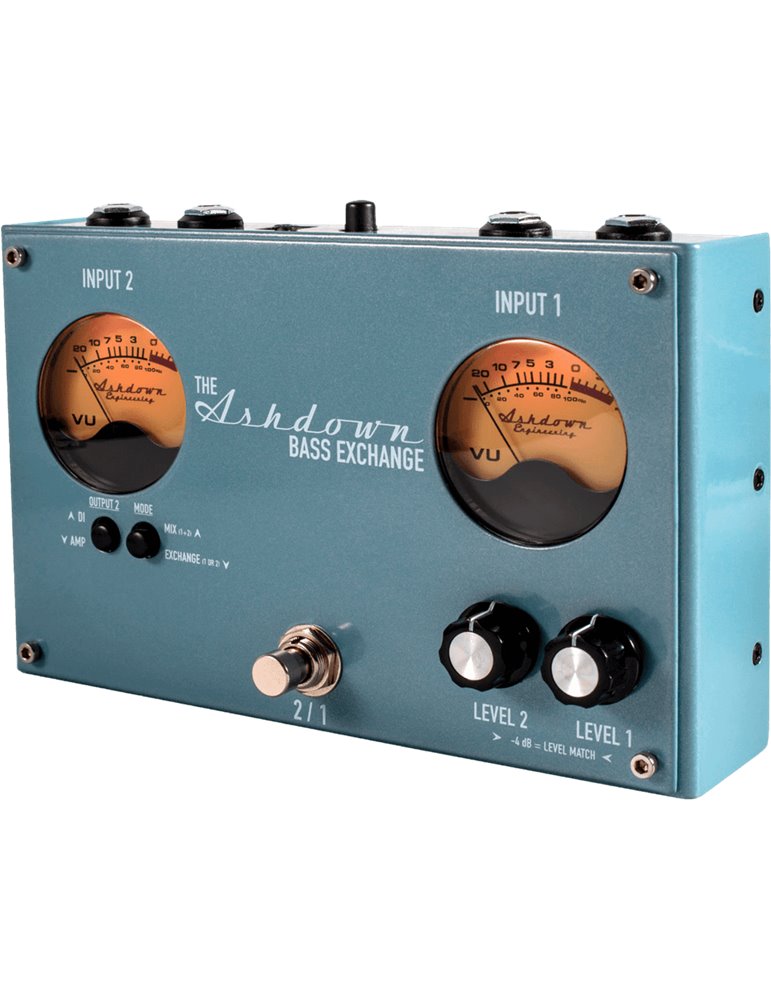 PEDAL CONMUTADOR 2x INPUTS/ 2x OUTPUTS ASHDOWN "BASS EXCHANGE"