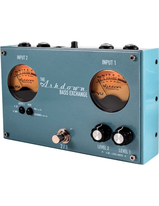 PEDAL CONMUTADOR 2x INPUTS/ 2x OUTPUTS ASHDOWN "BASS EXCHANGE"