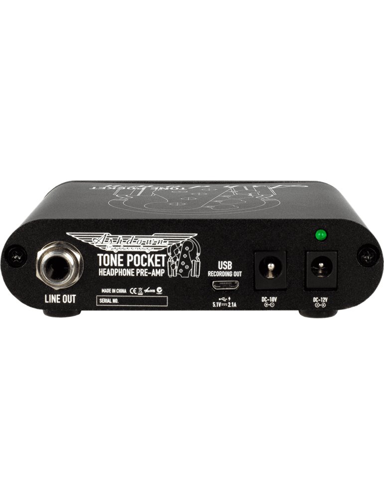 PREAMPLIFICADOR DE AURICULARES / INTERFAZ DE AUDIO ASHDOWN TONE POCKET - NEGRO