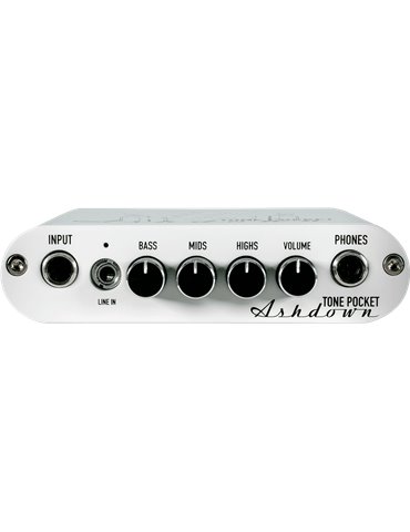 PREAMPLIFICADOR DE AURICULARES / INTERFAZ DE AUDIO ASHDOWN TONE POCKET - BLANCO