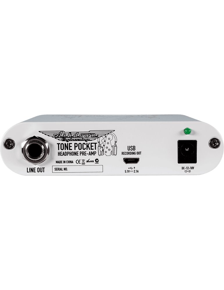 PREAMPLIFICADOR DE AURICULARES / INTERFAZ DE AUDIO ASHDOWN TONE POCKET - BLANCO