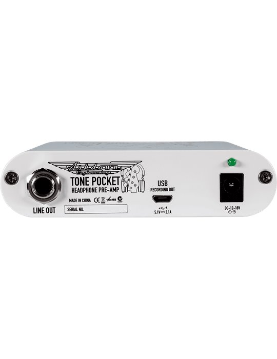 PREAMPLIFICADOR DE AURICULARES / INTERFAZ DE AUDIO ASHDOWN TONE POCKET - BLANCO