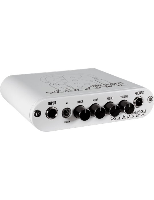 PREAMPLIFICADOR DE AURICULARES / INTERFAZ DE AUDIO ASHDOWN TONE POCKET - BLANCO