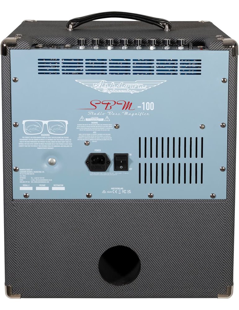 AMPLIFICADOR BAJO COMBO ASHDOWN UK SBM STUDIO 1 x 10" - 100w