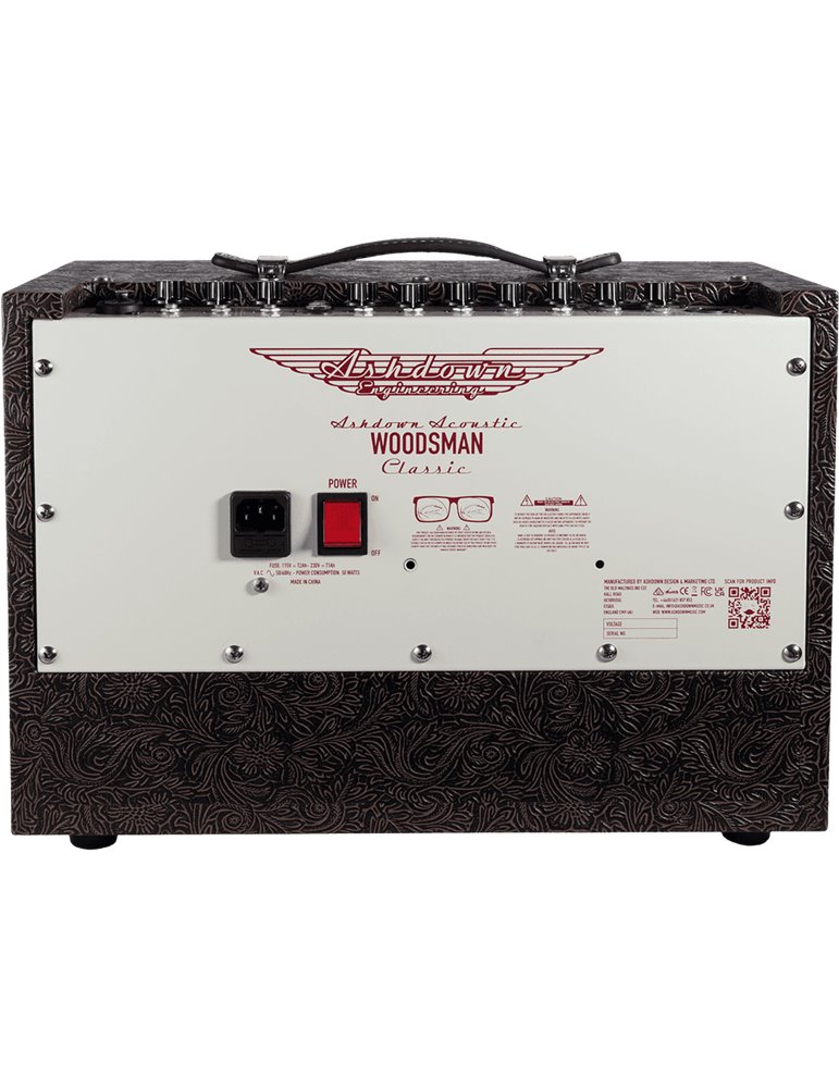 AMPLIFICADOR ASHDOWN WOODSMAN GUITARRA ACÚSTICA - 40w