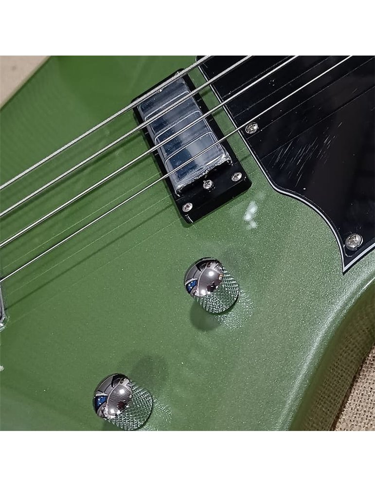 BAJO ELÉCTRICO ASHDOWN ROASTED SAINT SOAPBAR RM/RM  - ONYX GREEN