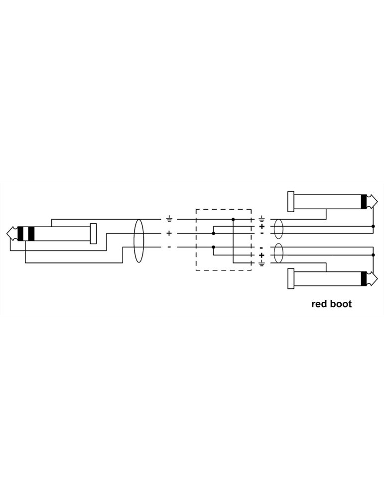 Cable Y minijack estéreo/2 jack mono 3 m