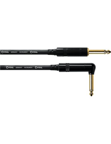 Cable de instrumento jack-jack Recto/Acodado de 3m