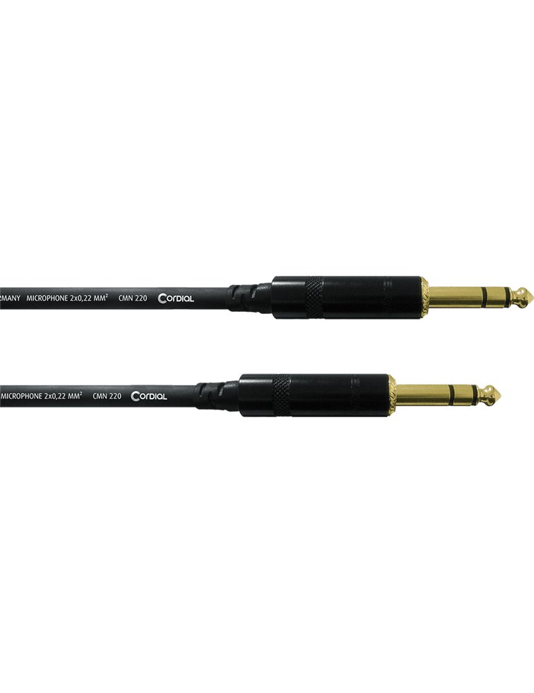Cable de audio jack estéreo de 1,5 m