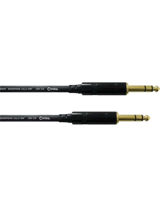 Cable de audio jack estéreo de 1,5 m