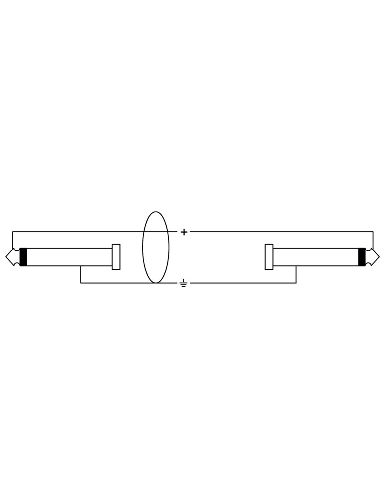 Cable de instrumento jack-jack 3m