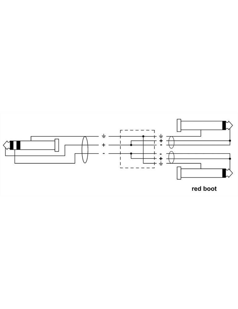 Cable Y minijack estéreo/2 jack mono 3 m