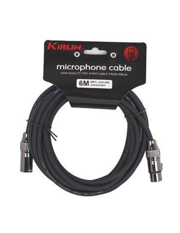 Cable Deluxe Micro Mpc-220-10M Xlr M - Xlr F 20 Awg001 - Negro