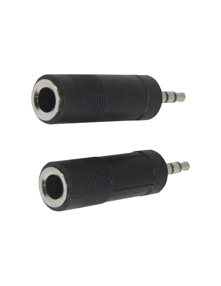 2612X2 Blister 1/4" Stereo F - 3.5mm Stereo M001 - Negro