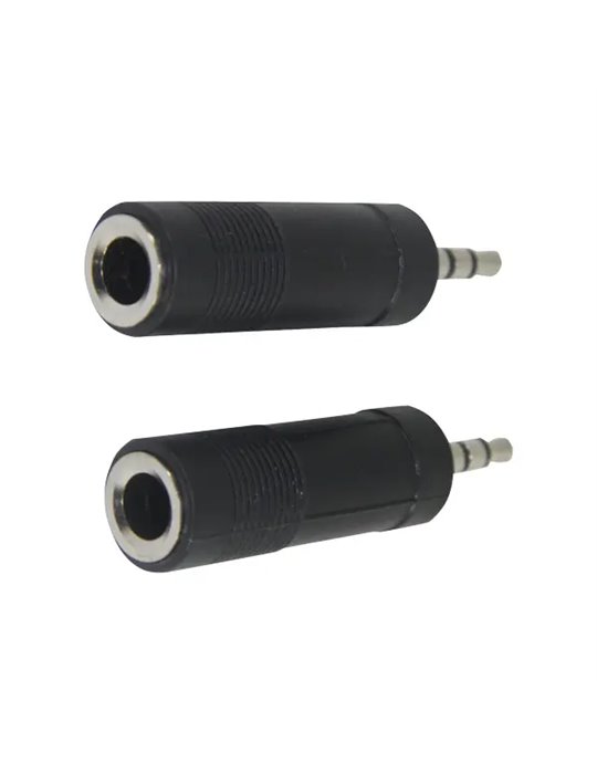 2612X2 Blister 1/4" Stereo F - 3.5mm Stereo M001 - Negro