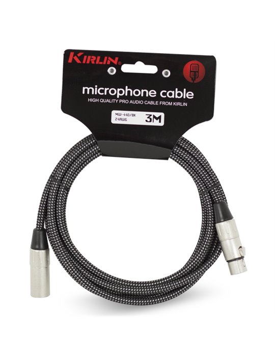 Cable Tela Micro Mw-440-6M Xlr M - Xlr F 24Awg001 - Negro