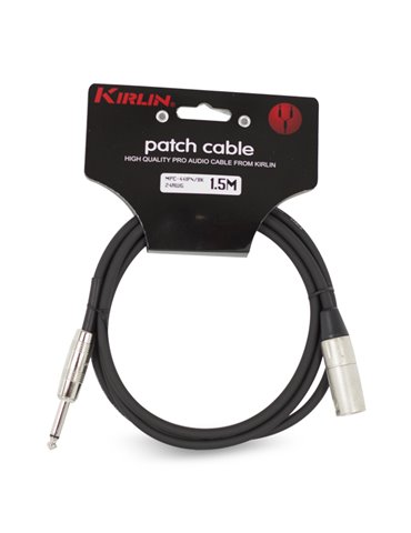 Cable Micro Mpc-441Pn-1.5M Xlr M - Jack 24Awg001 - Negro