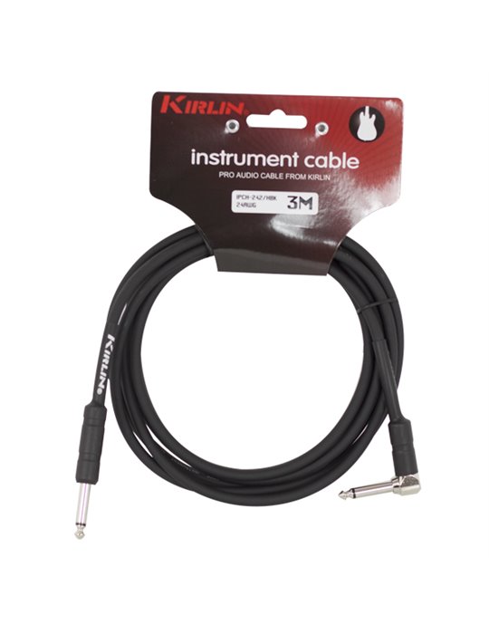 Cable Standart Instrumento Ipch-242-3M Jack - Jack Ang 24Awg001 - Negro