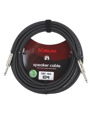 Cable Altavoz Sbc-166-10M Jack - Jack 16Awg001 - Negro