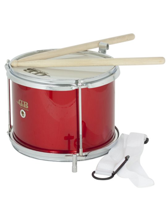 Tambor Infantil Correa+Baq+Llave 8"X6" Torn.Db0068005 - Rojo