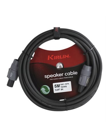Cable Prof. Altavoz Sbc-167K-5M K4Fc - K4Fc 16 Awg001 - Negro