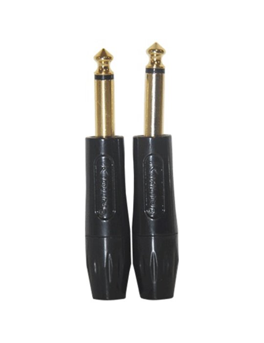 Cf-2306Bfx2 Conectores Jack M 1/4" Mono Negro001 - Negro