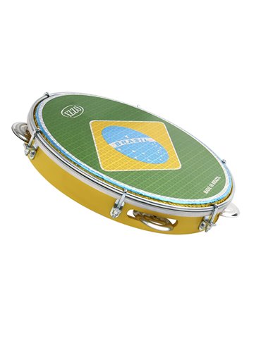 Pandeiro 10" Abs P/Brasil Izzo Ref. Iz3438030 - Amarillo