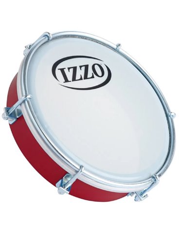 Tamborim 6" Abs Izzo Ref. Iz3691005 - Rojo