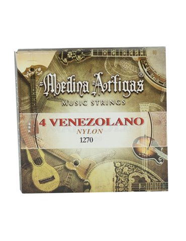 Juego Cuerdas Cuatro Venezolano Nylon 1270 Medina Artigas099 - Standard