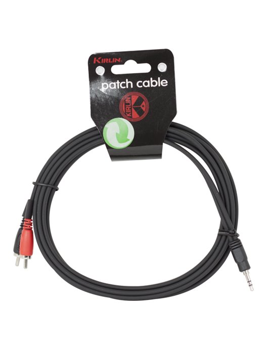 Cable Audio Ye-364-3M Mini Jack M - 2 Rca001 - Negro