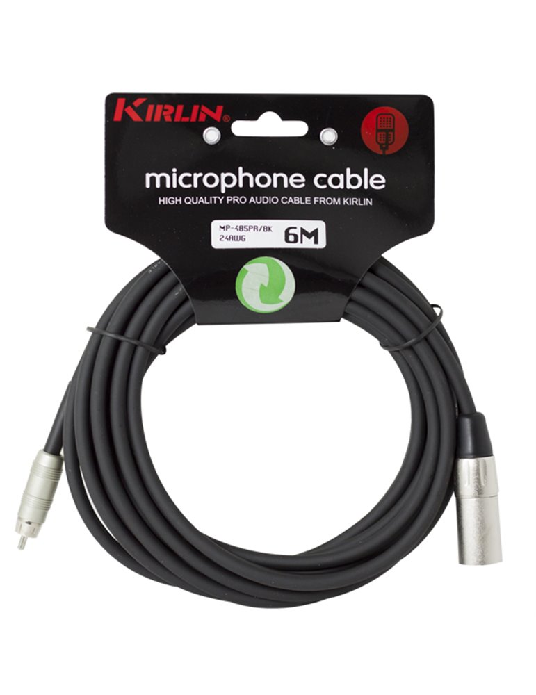 Cable Micro Mp-485Pr-6M Xlr M - Rca001 - Negro