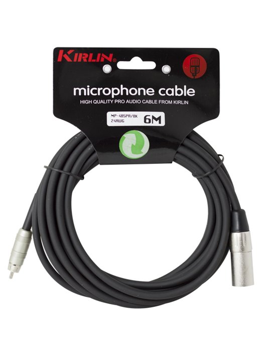 Cable Micro Mp-485Pr-6M Xlr M - Rca001 - Negro