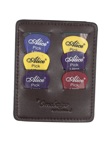 Porta 6 Puas Piel Para Correa Ref. 6575 Fbm020 - Marron