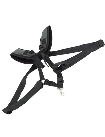 Arnes Saxo Acolchado N. 53 Omb081 - Negro/gris