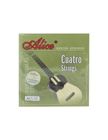 Juego Cuerdas Cuatro Venezolano Acu02 Nylon Negro099 - Standard