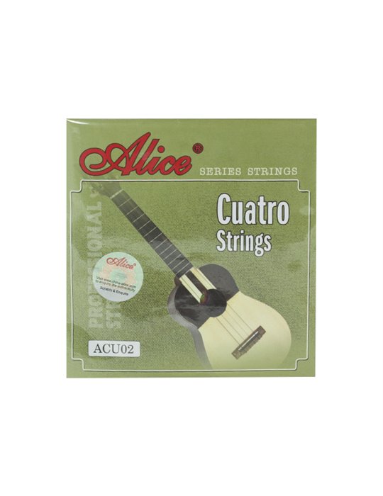 Juego Cuerdas Cuatro Venezolano Acu02 Nylon Negro099 - Standard