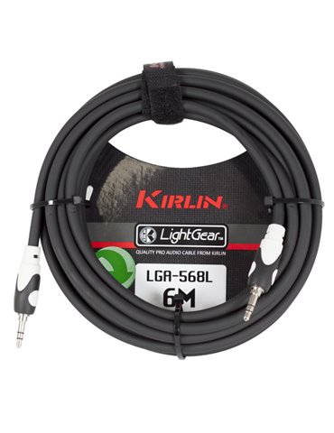Cable Audio Lga-568L-2M Mini Jack M - Mini Jack M001 - Negro