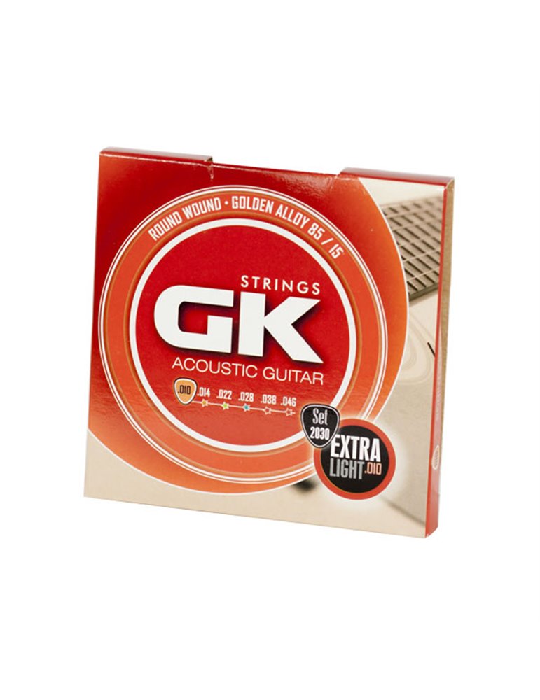 Juego Cuerdas Guitarra Acustica Gk2030 Medina Artigas099 - Standard