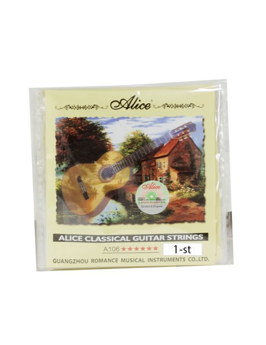 Pack 10 Cuerdas Guitarra Clasica Nº1 A106H-1099 - Standard