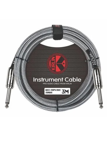 Cable Tela Instrumento Iwcc-201Pn-6M Jack - Jack 20 Awg001 - Negro