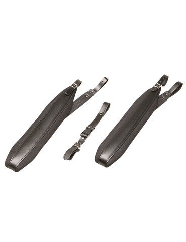 Correa Acordeon Acolchada Par + Correa Seguridad 0151-001 001 - Negro