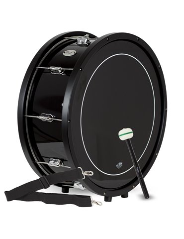 Pack Bombo Marcha 55X22Cm Cover Ref. Stf2631P (Maza+Correa)143 - Gc0170 cover negro