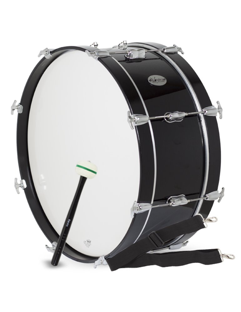 Pack Bombo Marcha 45X20Cm Standar Ref. 04085P (Maza+Correa)143 - Gc0170 cover negro